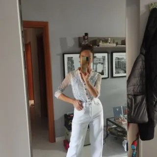 Jeans ampi H&M+Save the Queen top omaggio S