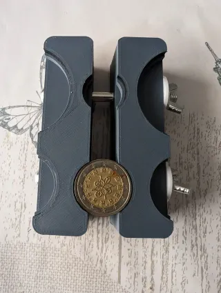 Mordacchia per pulire le monete