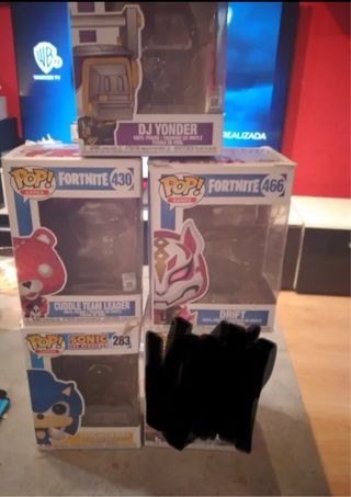 Cajas vacías Funko Pop! Fortnite y Sonic