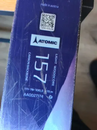 Sci da sci di fondo Atomic Backland 157