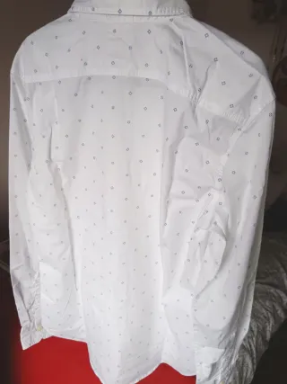 Camisa Levi's Blanca Estampada Talla M