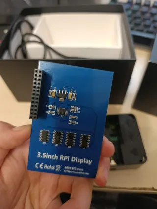 Raspberry 3 model b con Display 480x320