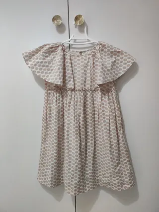 Vestido niña estampado lunares