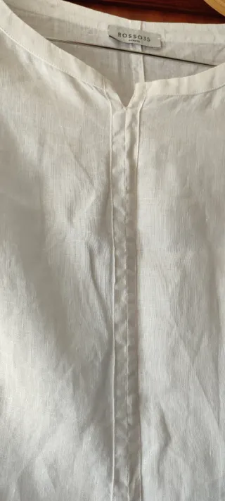 Vestido Rosso 35 linho branco tam 40/42