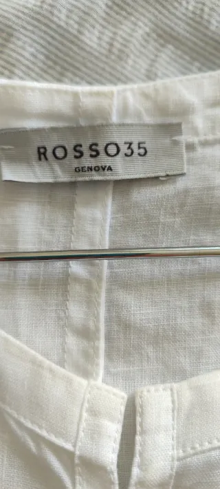 Vestido Rosso 35 linho branco tam 40/42