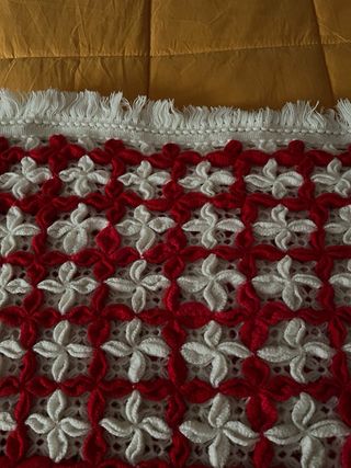Colcha ganchillo retro