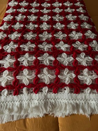 Colcha ganchillo retro