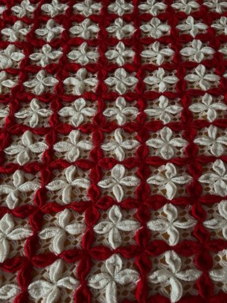 Colcha ganchillo retro