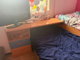 litera para niños con cajones y colchones