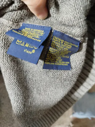 Polo Ralph Lauren Maglione Cotone Grigio L