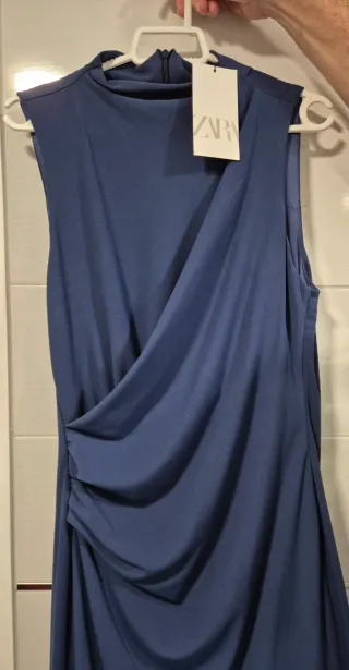 Vestido fiesta azul sin estrenar Talla S