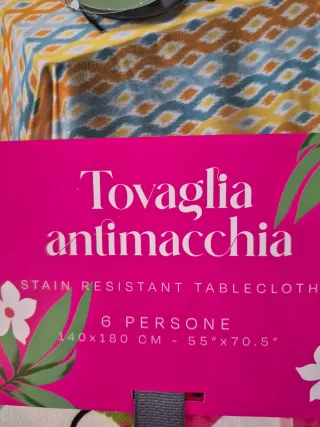 Tovaglia 6 persone 140x180 cm