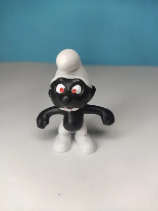 20007 Smurf Nero con occhi rossi Pitufo