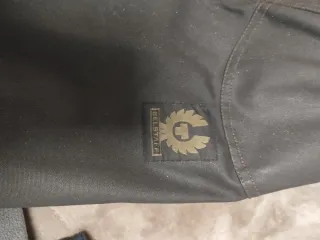 Chaqueta Belstaff, moto algodón encerado.