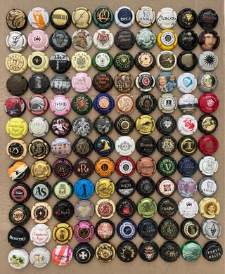 120 Chapas de Cava Colección Variada