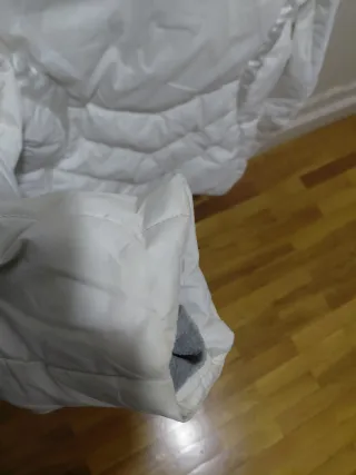 Chaqueta Nike Mujer Blanca y Gris