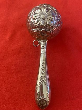 Sonajero Plata Bebé