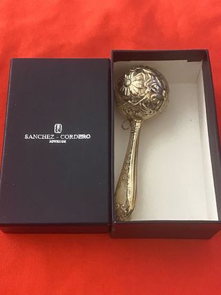 Sonajero Plata Bebé