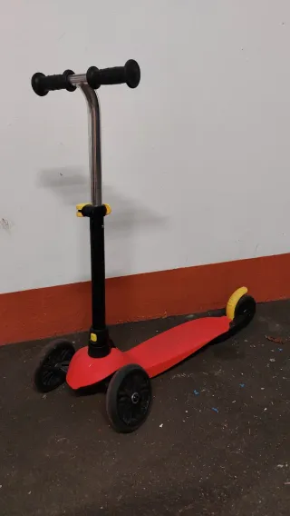 Patinete infantil 3 ruedas rojo