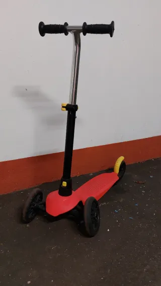 Patinete infantil 3 ruedas rojo