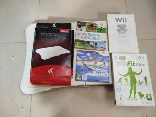 Plataforma wii fit Plus y accesorios