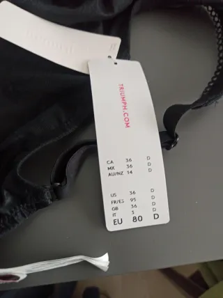 Sujetador Triumph negro