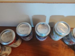 Lattine vintage lotto 5