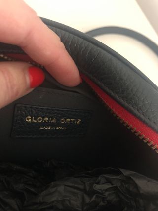 Bolso piel Gloria Ortiz azul