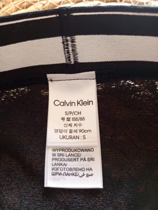 Braguita Calvin Klein Negra Talla S
