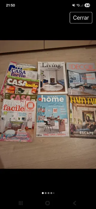 Revistas decoración italia lote 7 euros