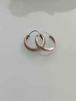 Pendientes aro plata mujer/joven