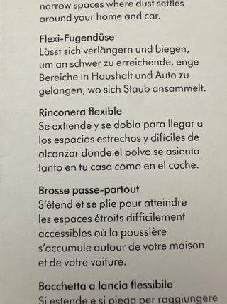 Boquilla Dyson Flexi Crevice Tool