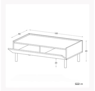 Mesa de centro Banak madera