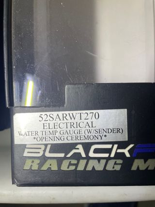 Medidor Temperatura Agua Coche Blackface