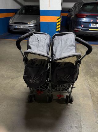 Carrito Doble McLaren Gris