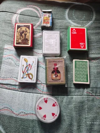 Lote Cartas Fournier, española y poker + regalo