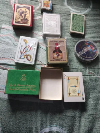 Lote Cartas Fournier, española y poker + regalo
