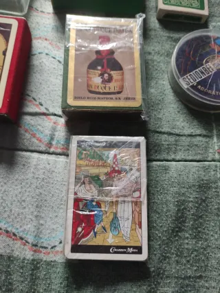 Lote Cartas Fournier, española y poker + regalo