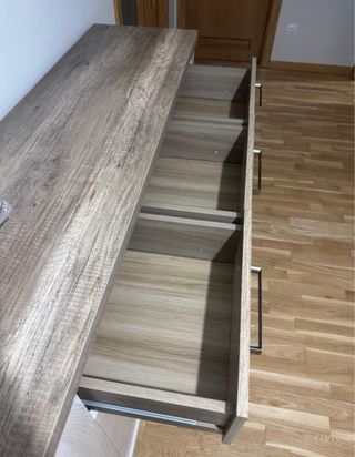 Mueble recibidor madera