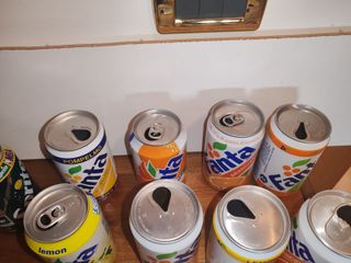 Lattine vintage lotto 7