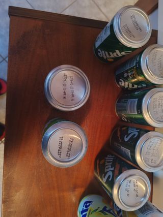 Lattine vintage lotto 7