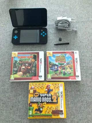 Nintendo 2DS XL Azul + 3 juegos