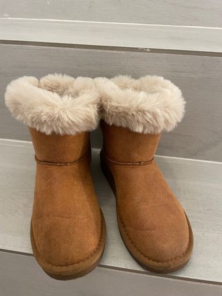 Botas niña peluche