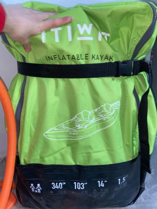 Kit completo kayak ITIWIT (Decathlon) – NUEVO sin
