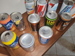 Lattine vintage lotto 8