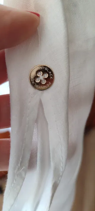 Vestido Pennyblack Branco Tam M/38/10 Novo