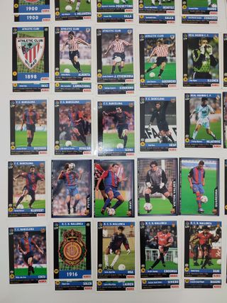 142 Cromos LFP Marca 1998/99 (No Adhesivas)