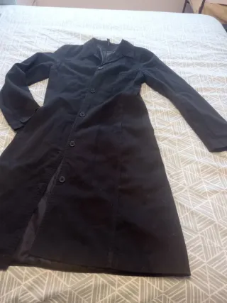 Chaqueta tres cuartos negra