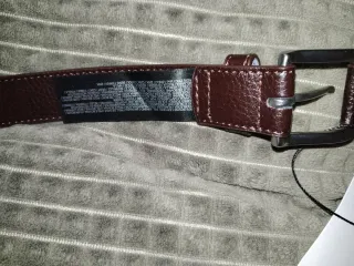 Cinturón Piel Marrón Caballero 110cm Mango