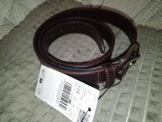 Cinturón Piel Marrón Caballero 110cm Mango